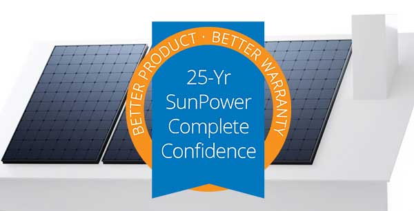 SunPower Complete Confidence Warranty Graphic
