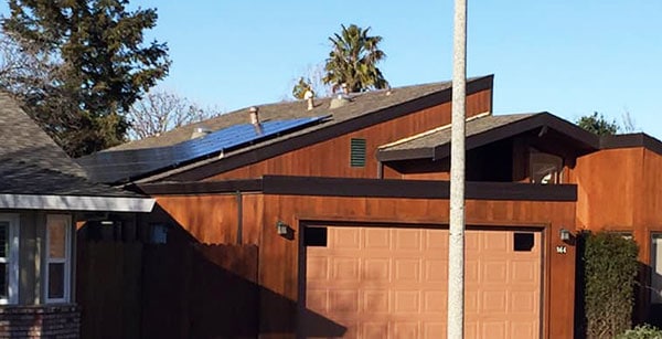 Eclipse Solar Installation On A Residential Home