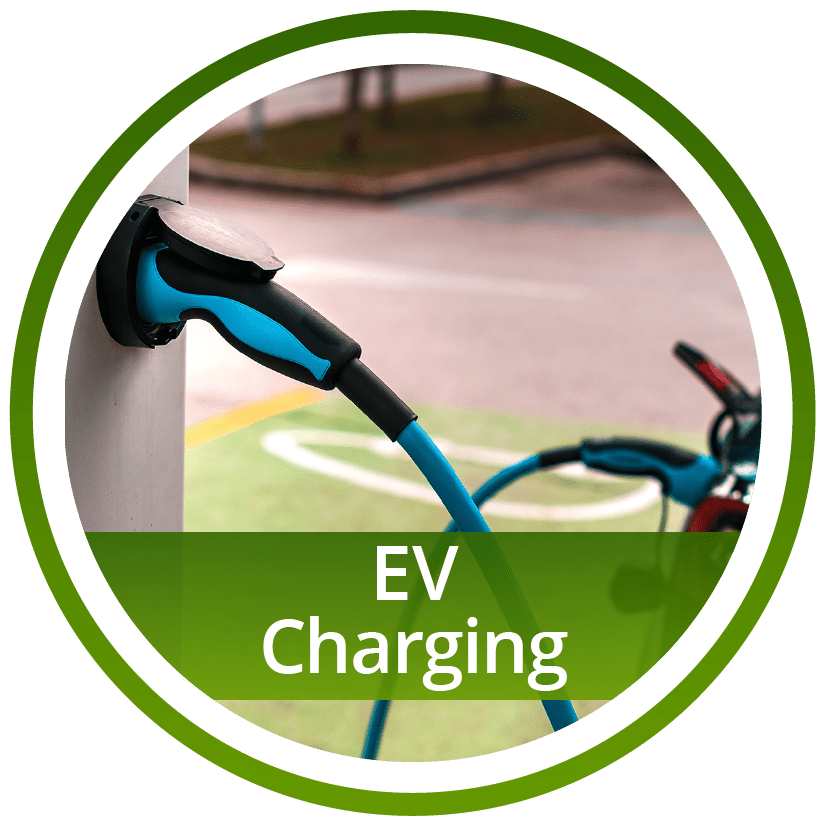 Electric Vehicle Being Charged